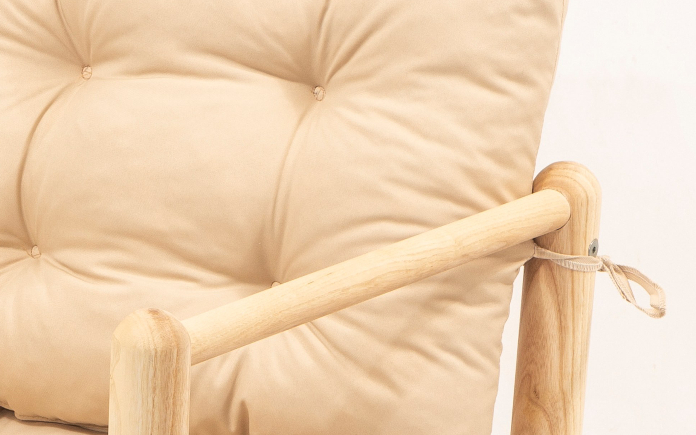 Set masa + scaune + canapea Amador, natural + bej  6